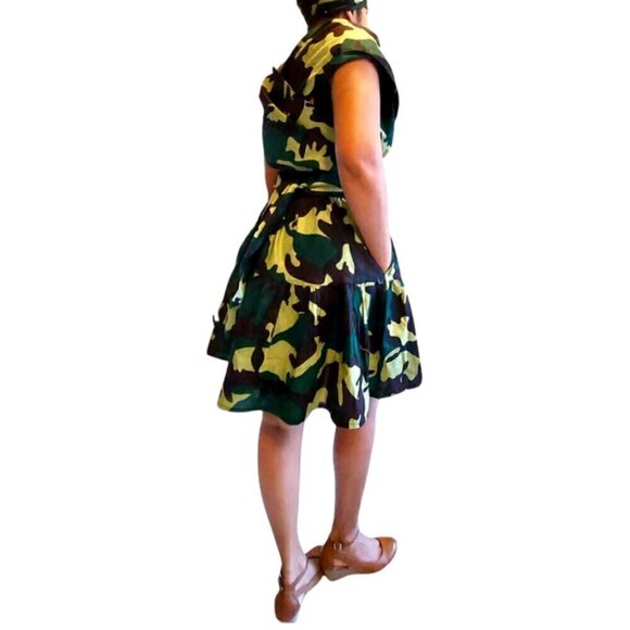 AFRICAN ANKARA PRINT INFINITY SHORTS - Picture 3 of 3